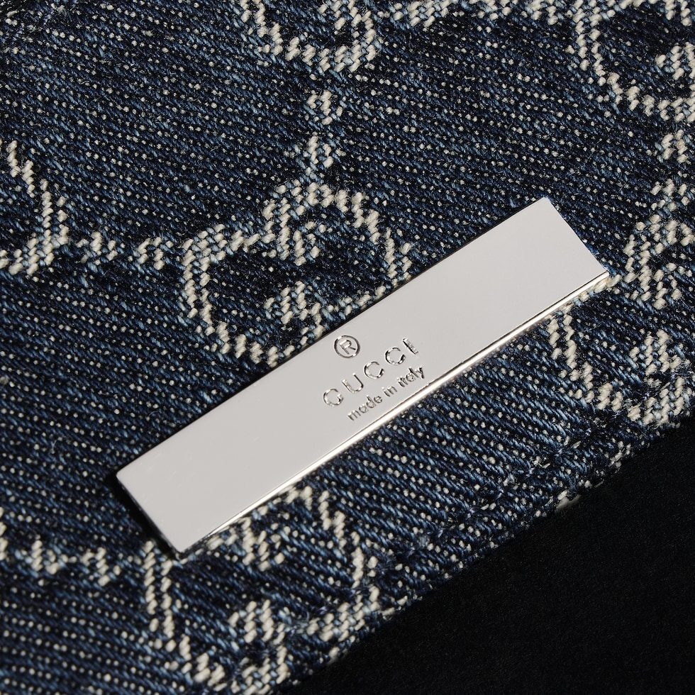 Card case with Gucci plaque