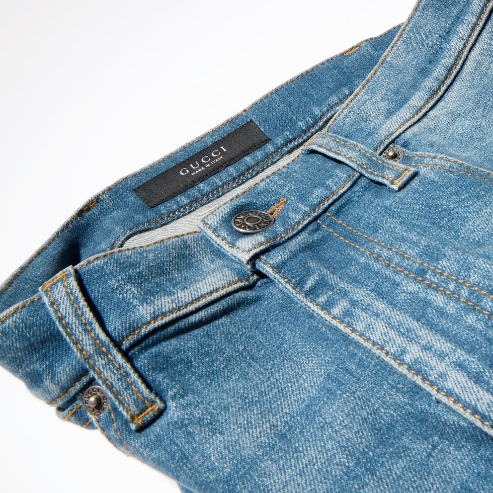 Pantalón de denim de algodón stretch