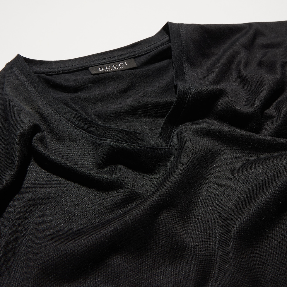 실크 저지 티셔츠