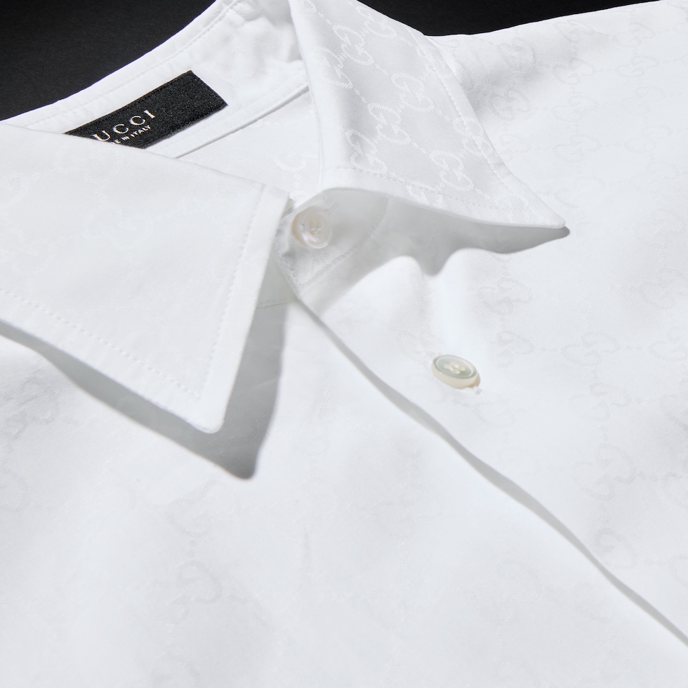 GG cotton poplin shirt