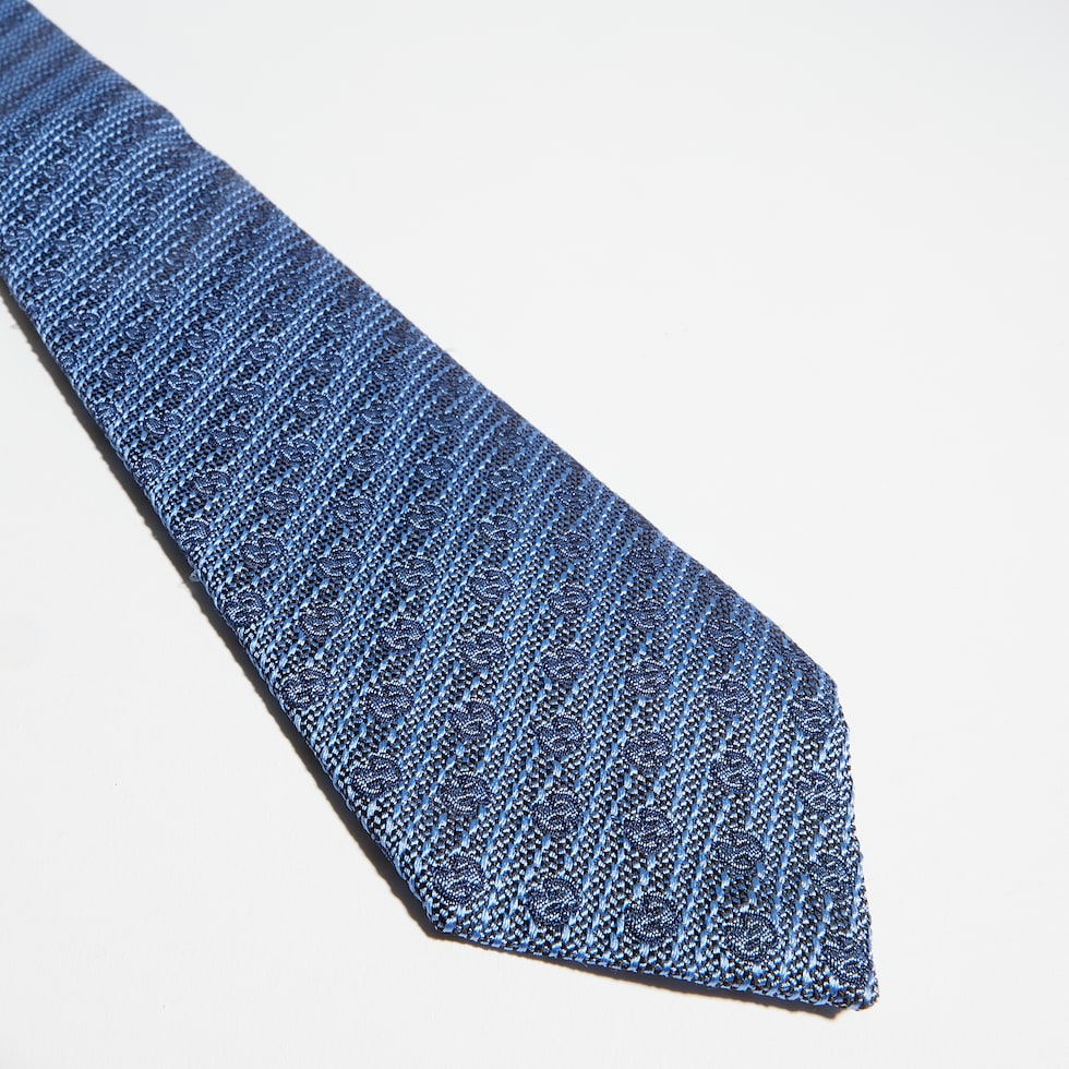 GG silk jacquard tie