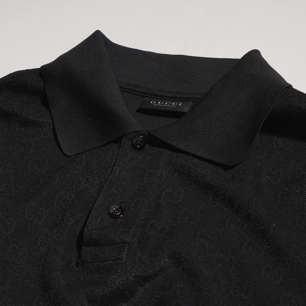 GG 테크니컬 저지 자카드 폴로 셔츠