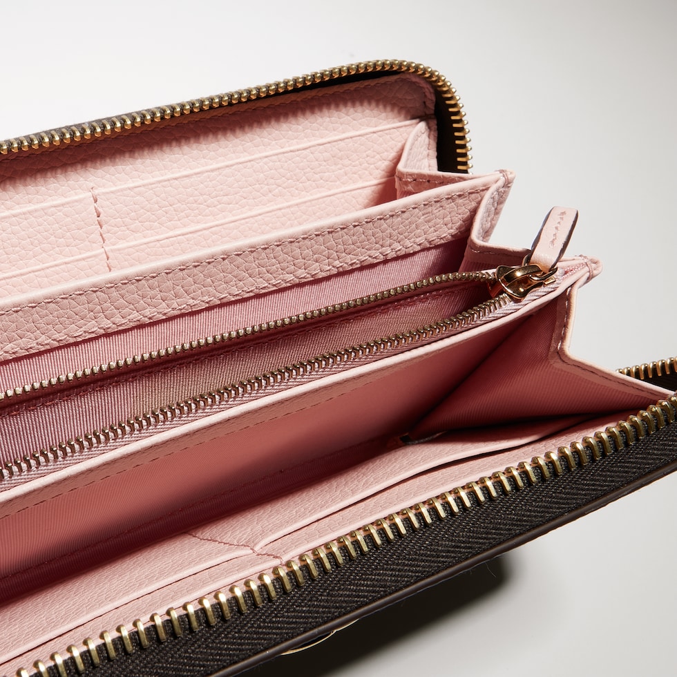 [GG 마몽] 바이컬러 지퍼 지갑