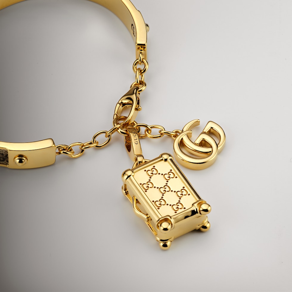 Gucci Savoy trunk motif charm