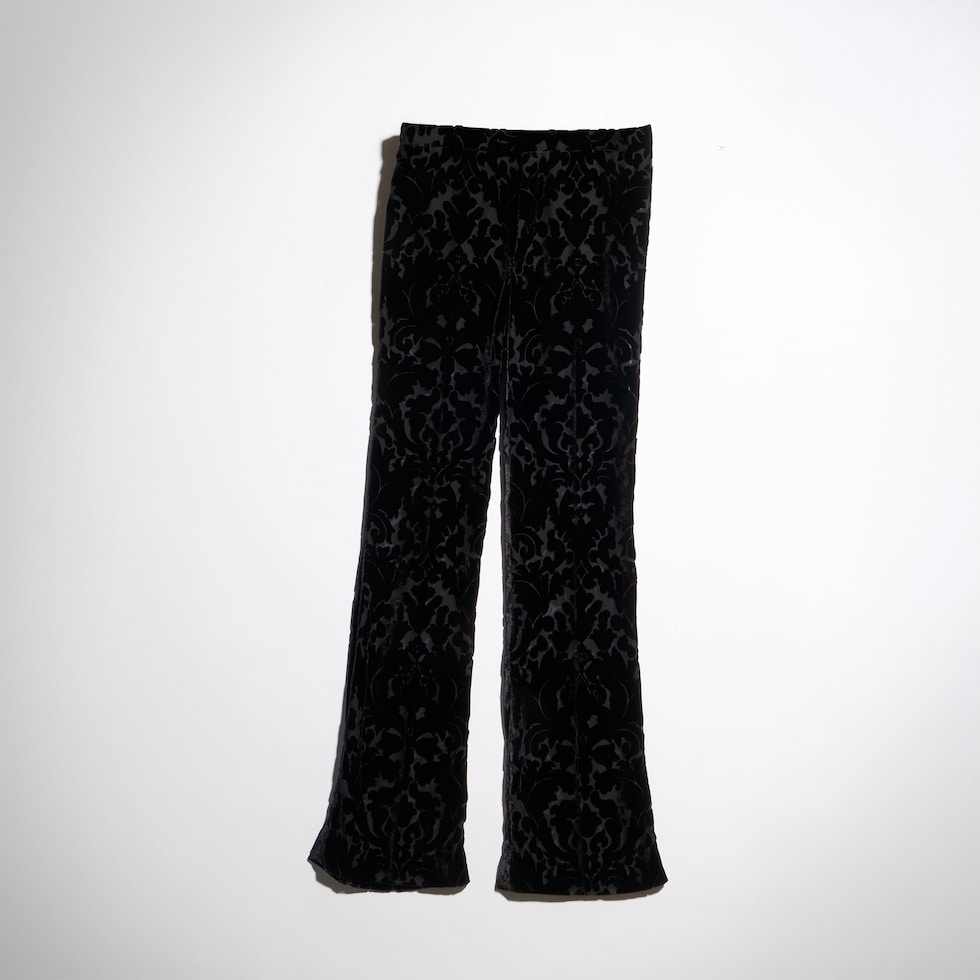 플로라 데보레 벨루어 팬츠