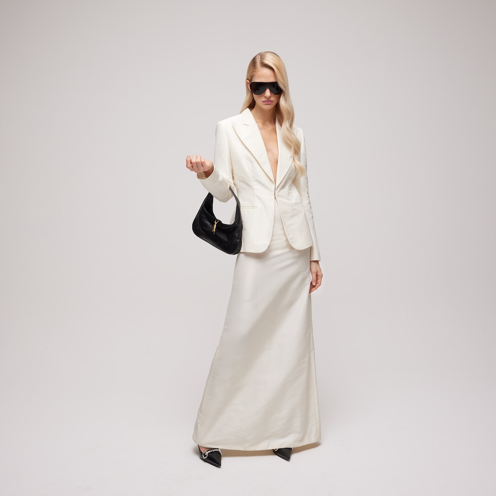 Fine silk faille jacket