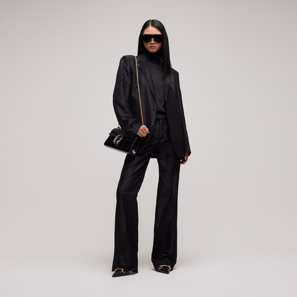 Fine silk faille jacket