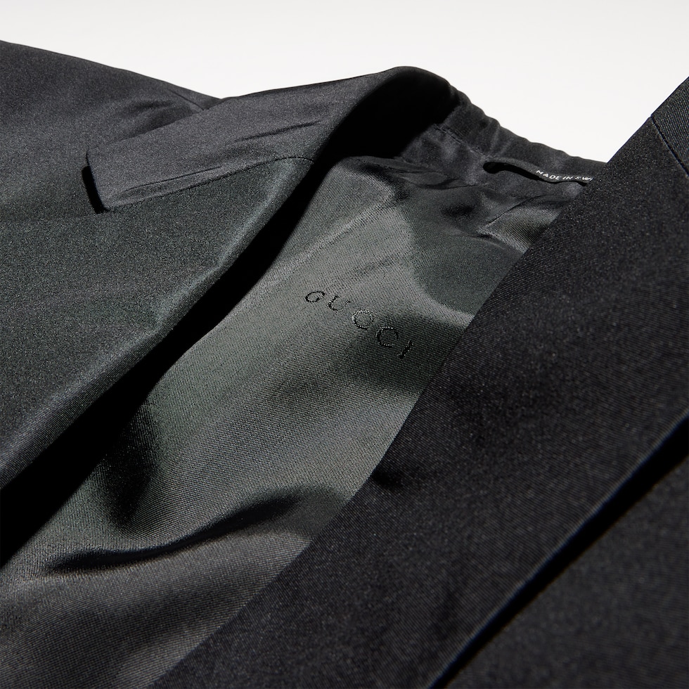 Fine silk faille jacket