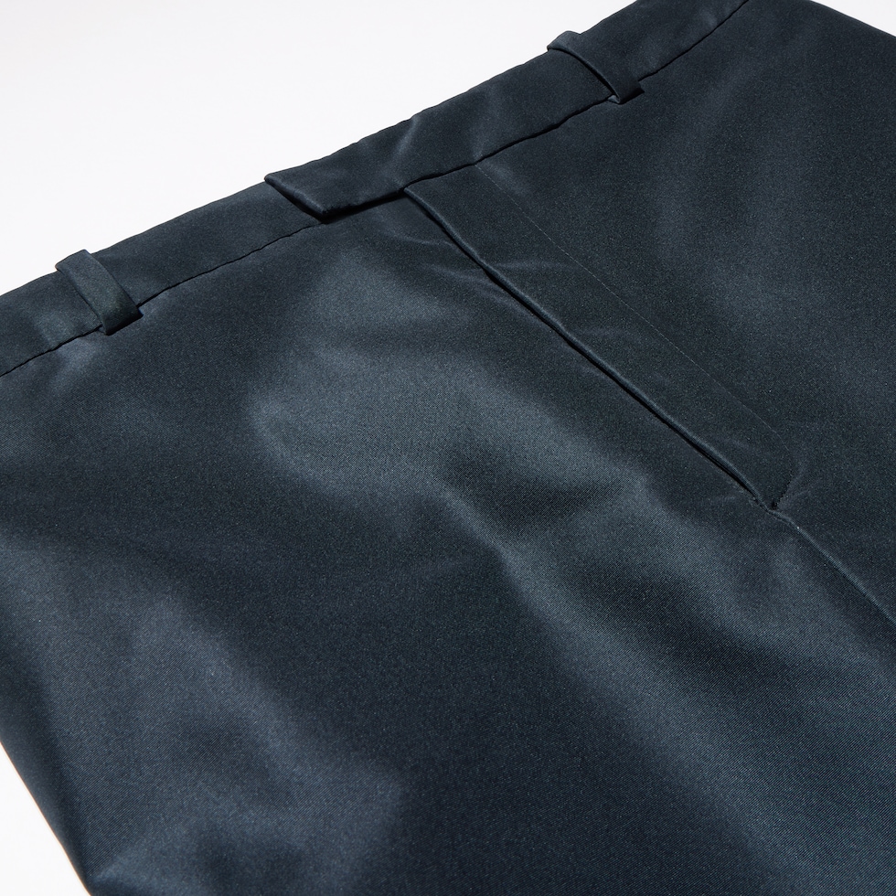 Fine silk faille skirt