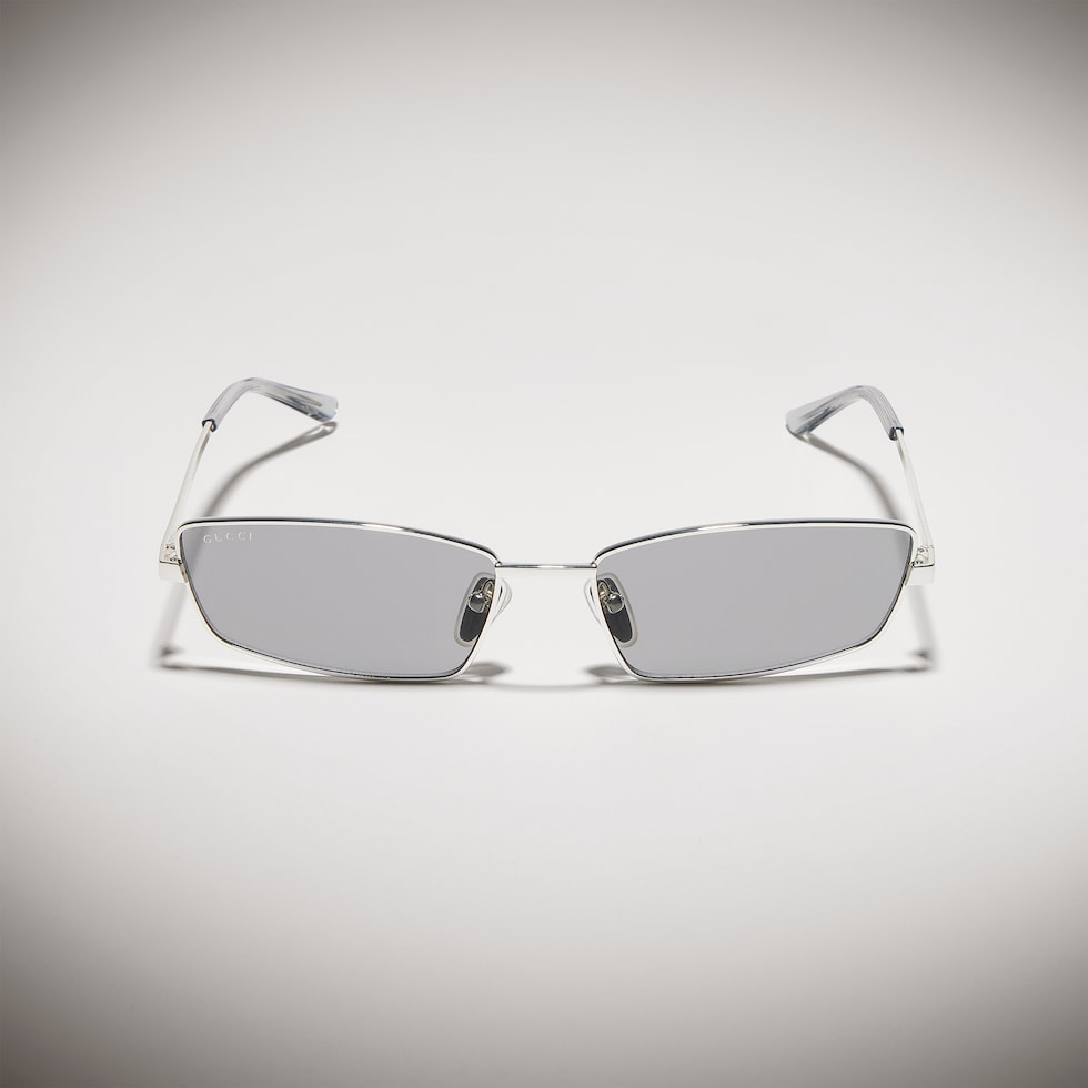 Rectangular frame sunglasses