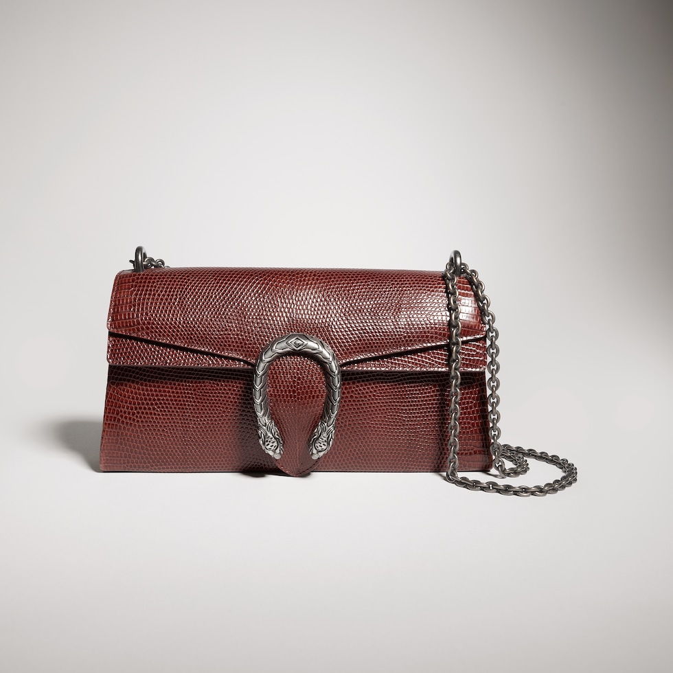 Dionysus lizard medium shoulder bag