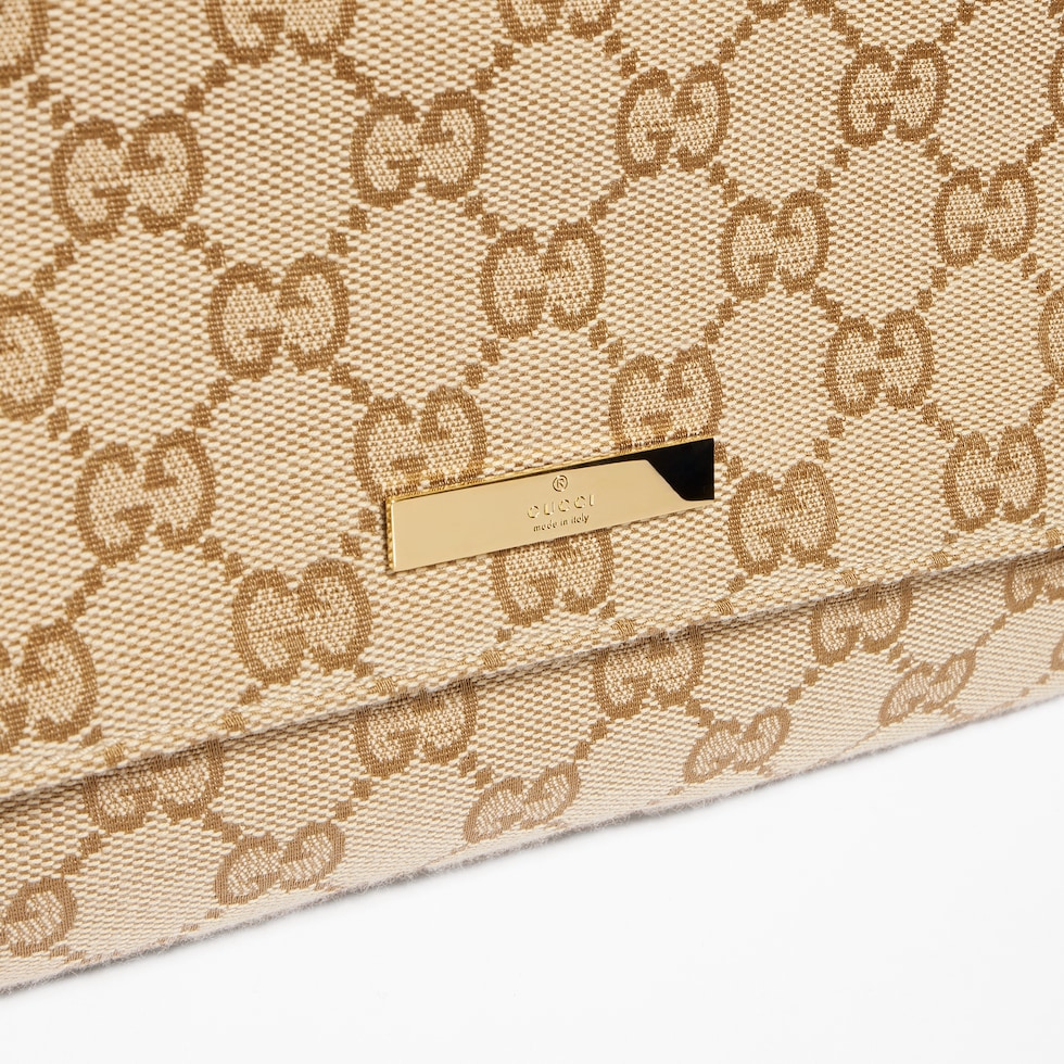 حقيبة كتف متوسطة الحجم مع لوحة Gucci