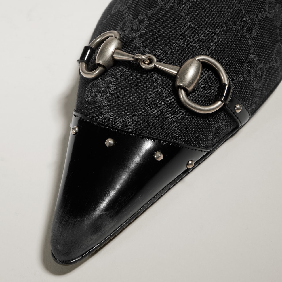 Men's point-toe studded loafer