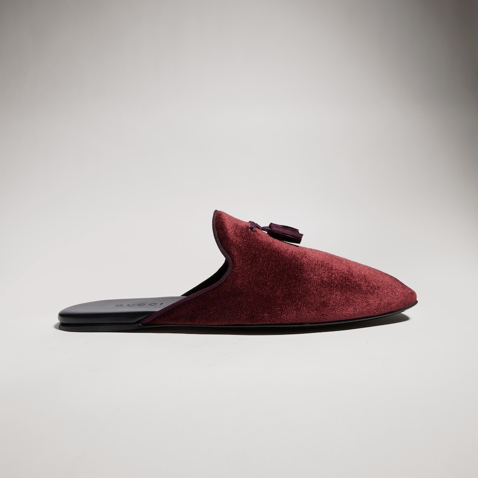 Men's slipper with tassel