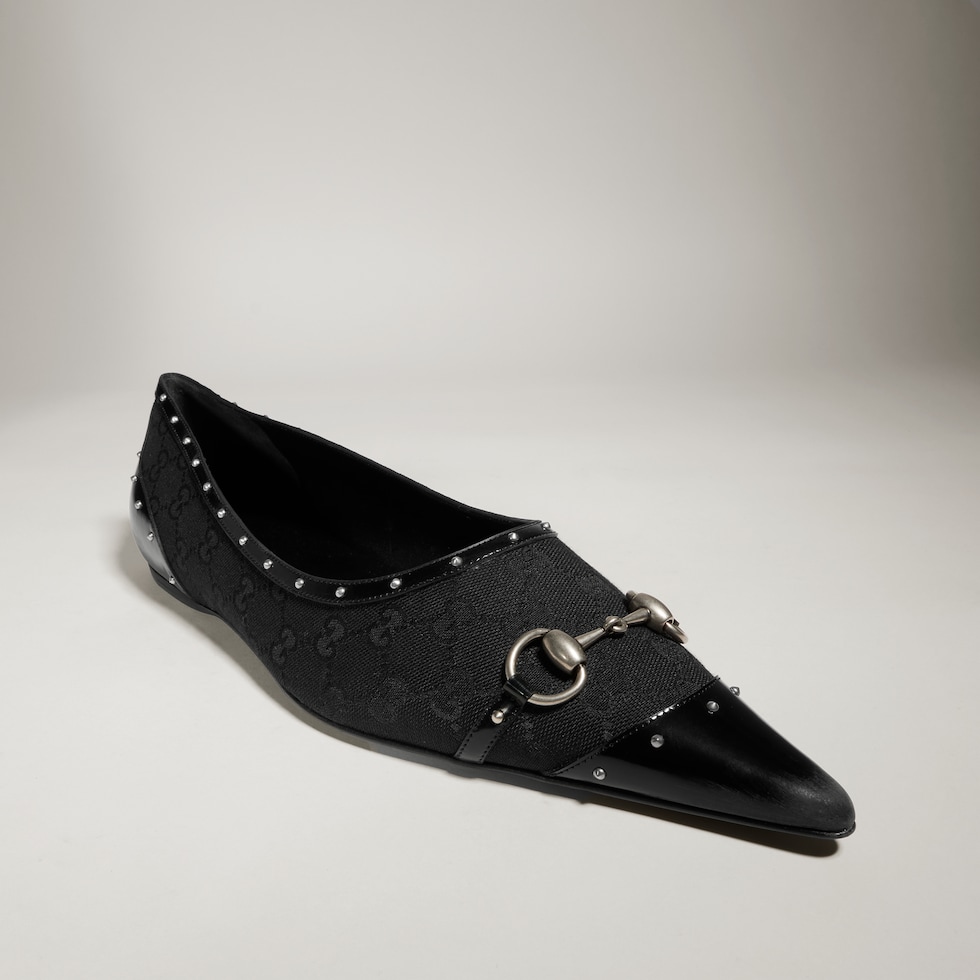Men's point-toe studded loafer