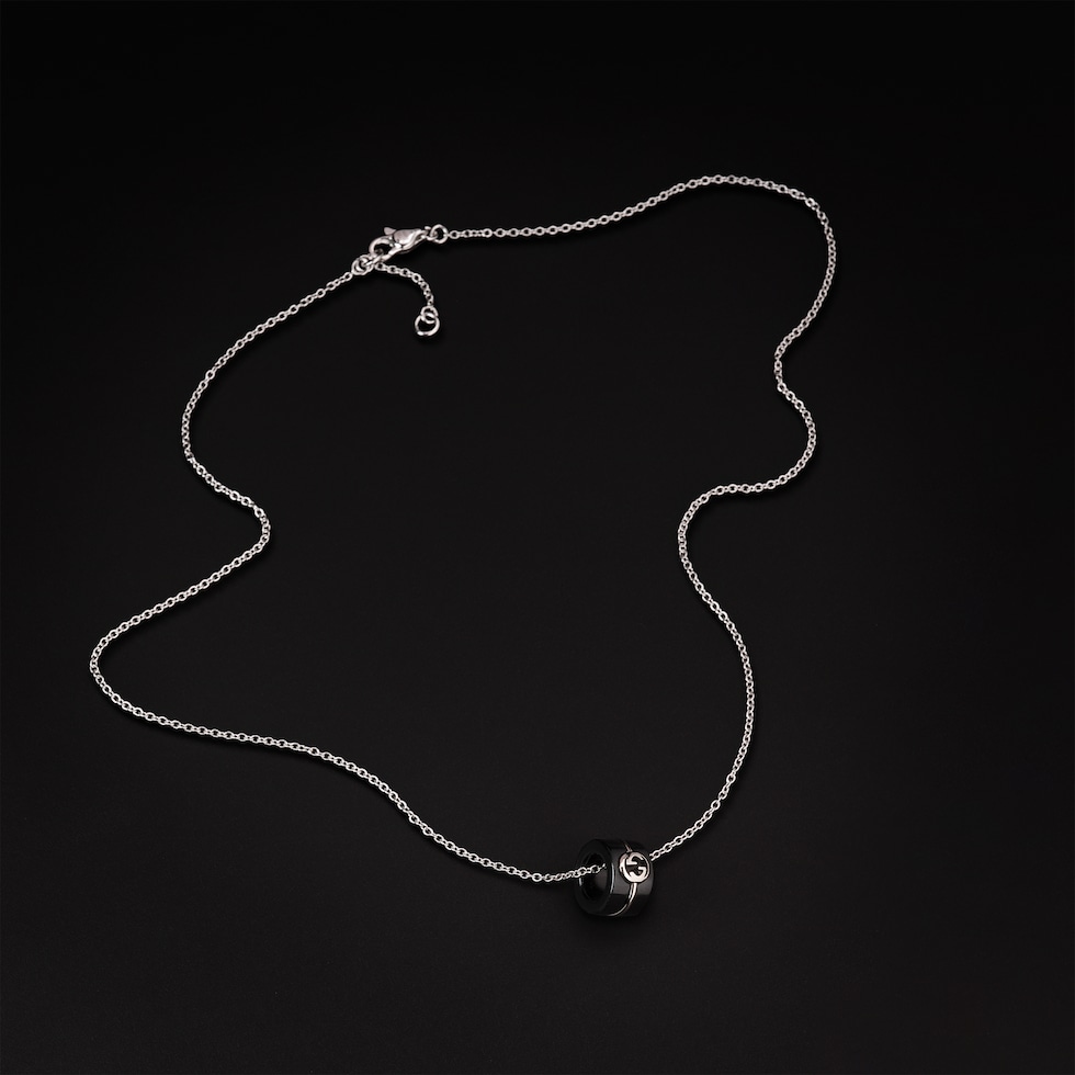 Collana con pendente Gucci Interlocking 18 carati