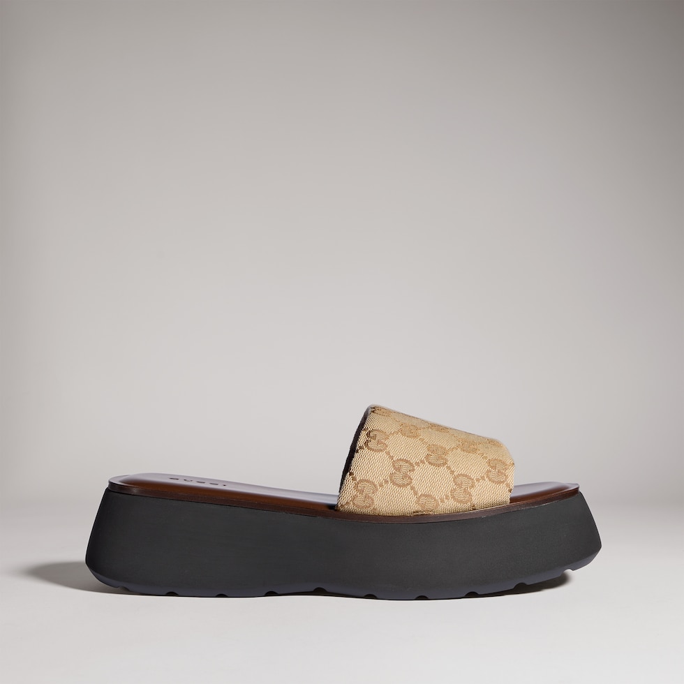 Women's flatform slide sandal