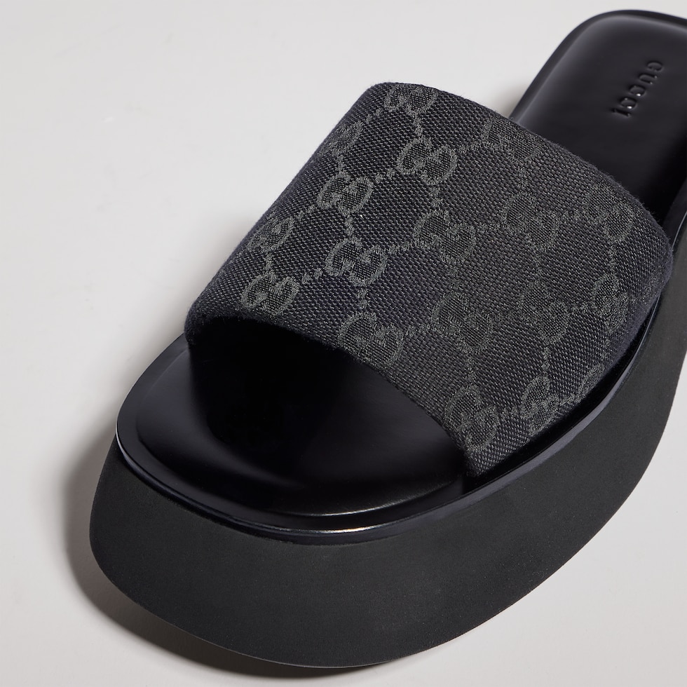 Women's flatform slide sandal