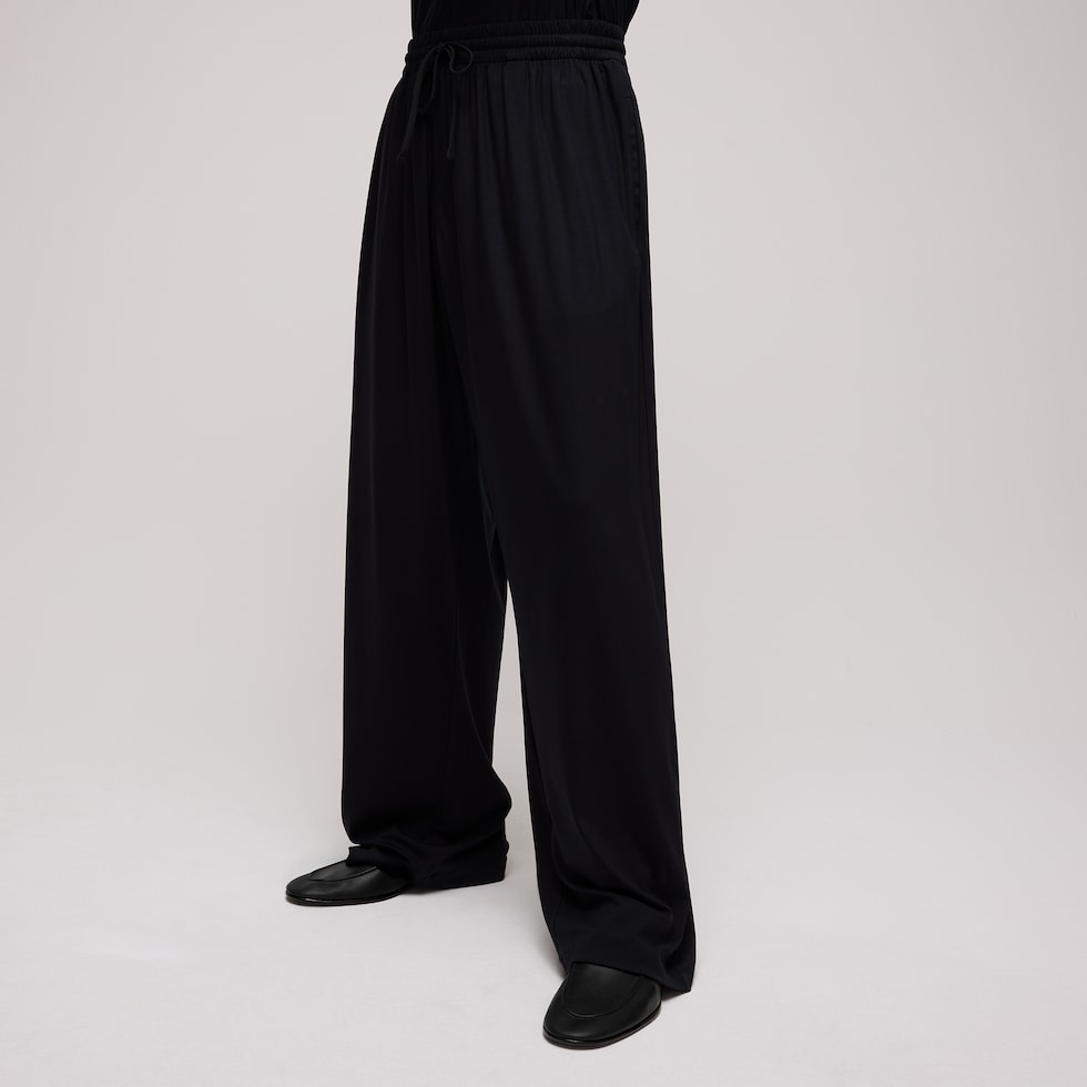 Pantalone sportivo in jersey di rayon morbido