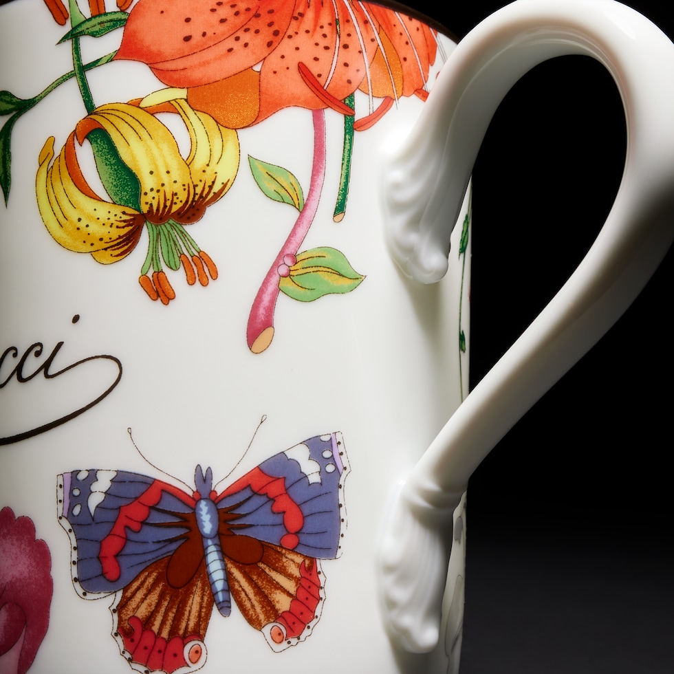 Gucci Flora print mug