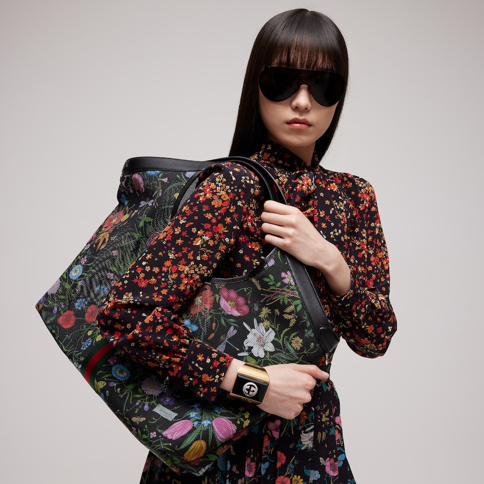 Gucci Giglio Flora large tote bag