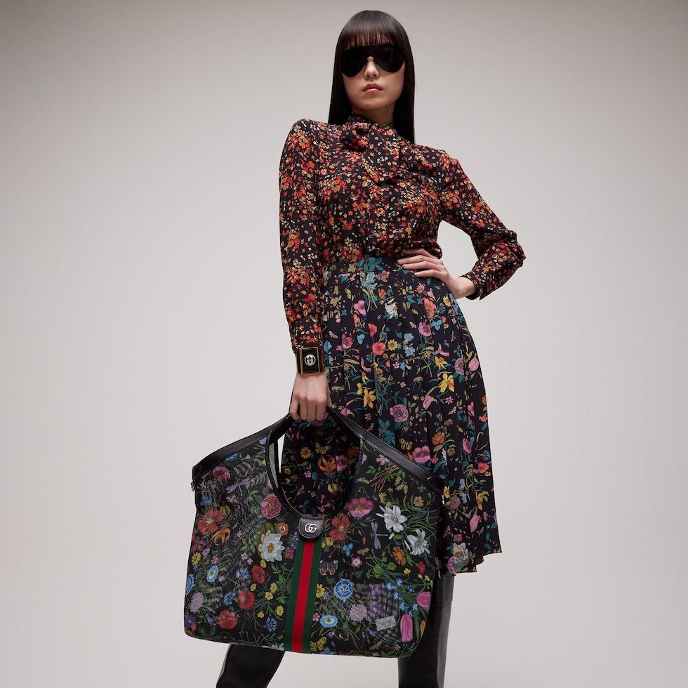 Gucci Giglio Flora large tote bag