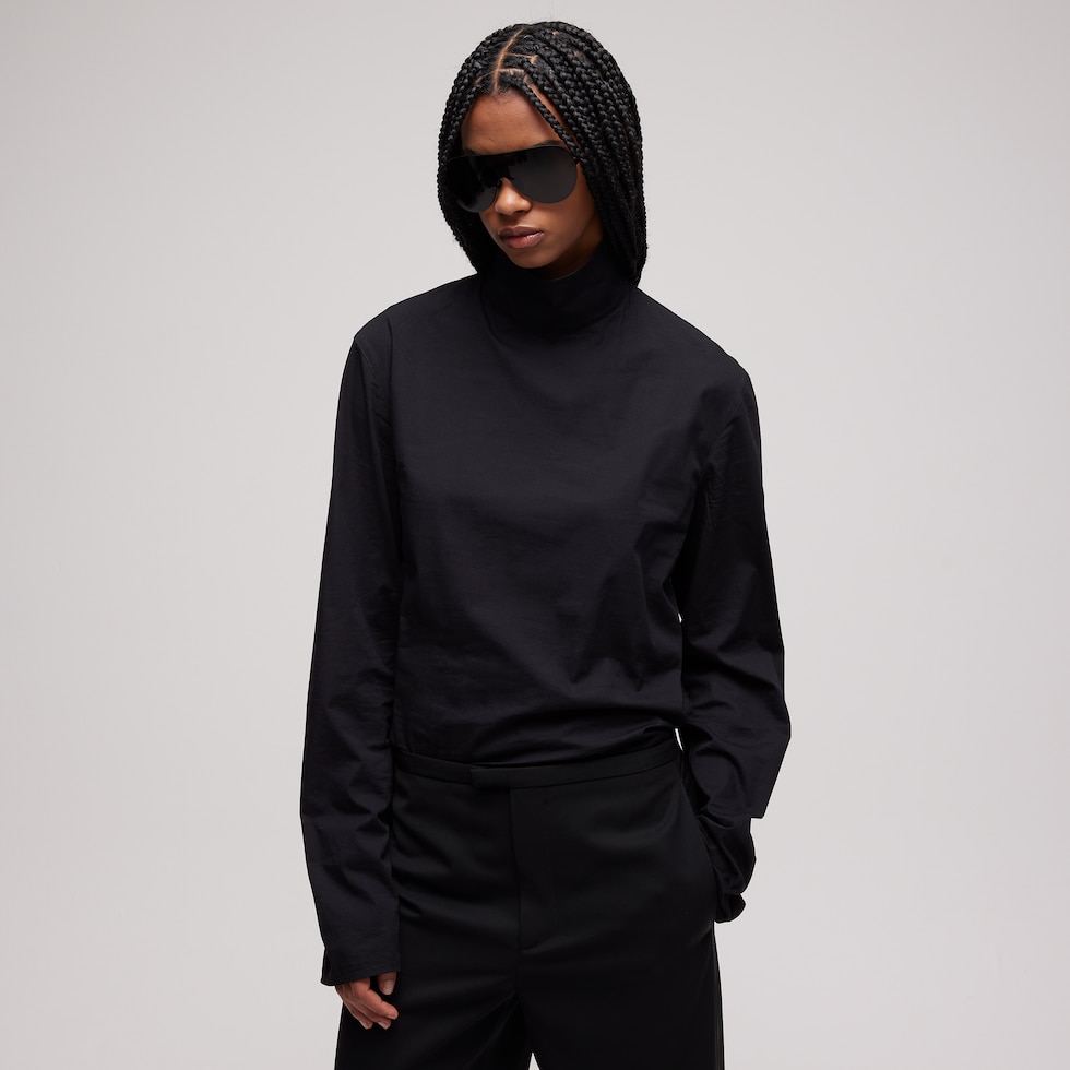 Cotton poplin T-shirt