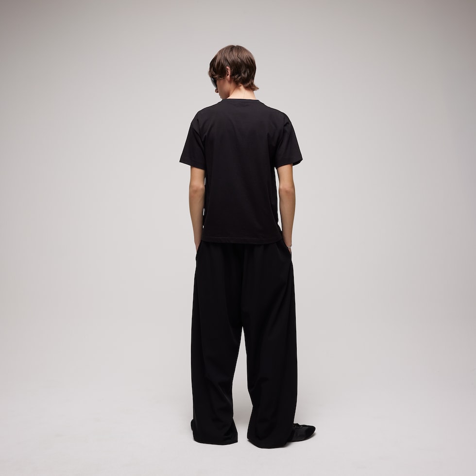Cotton jersey T-shirt with embroidery