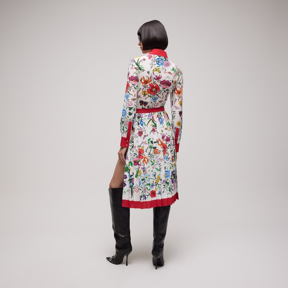 Printed silk shirt