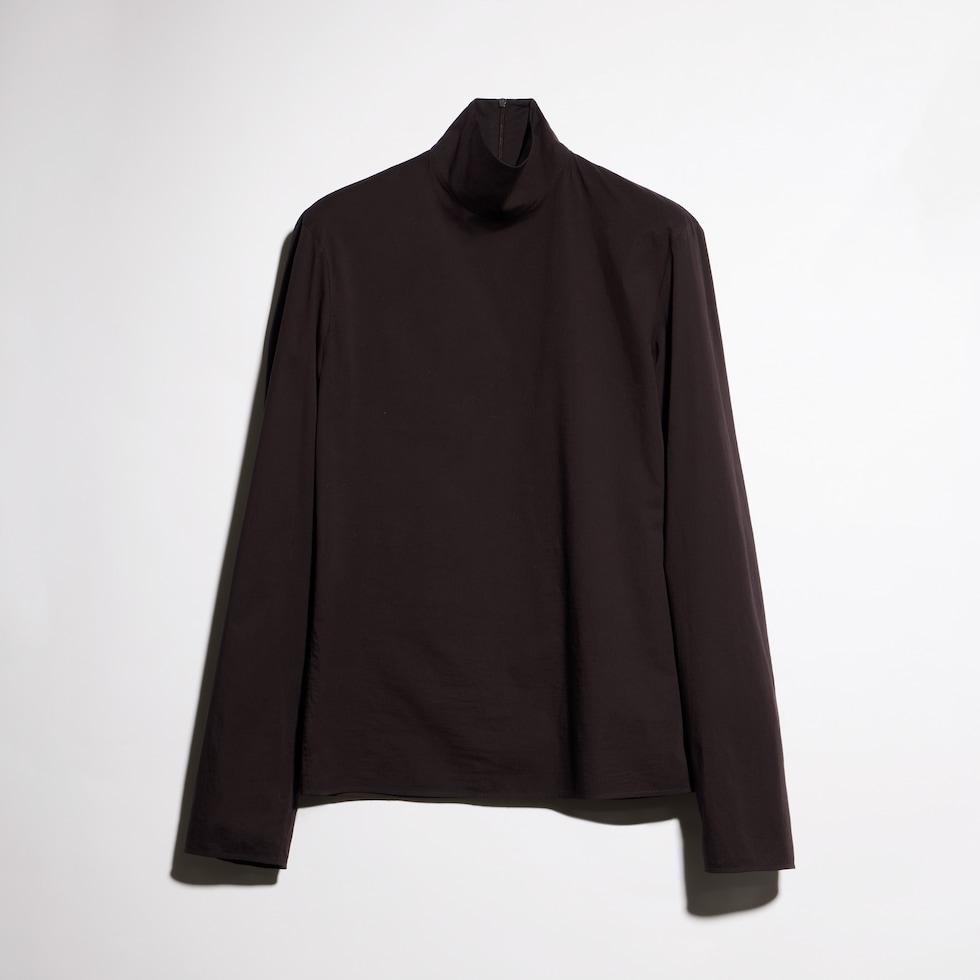 Cotton poplin shirt