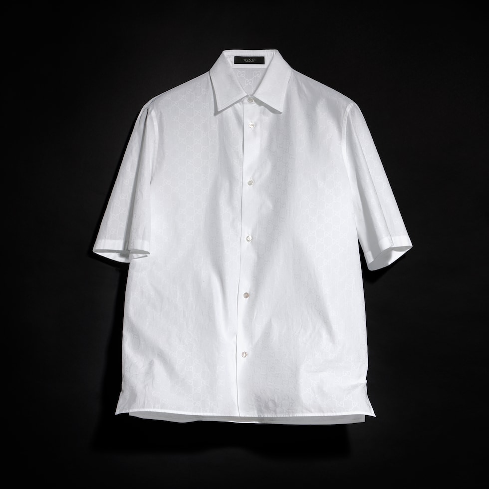 GG cotton poplin shirt