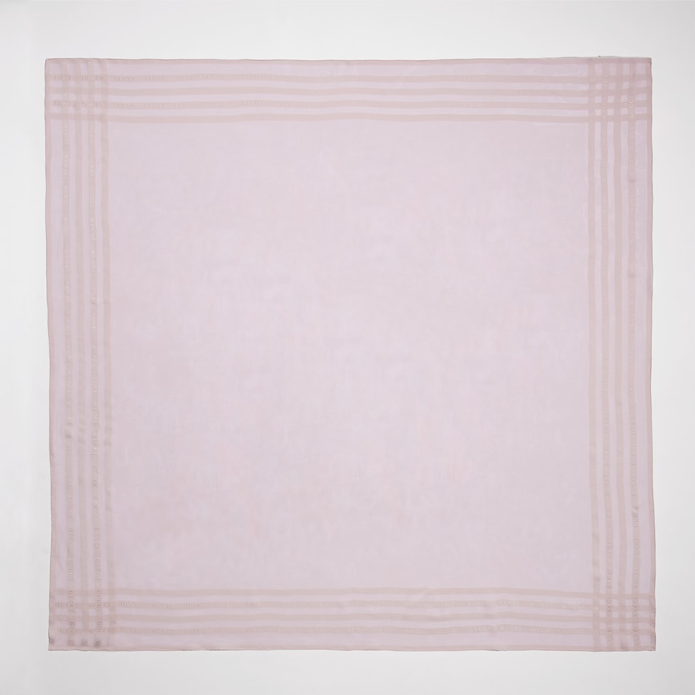 Lightweight silk jacquard shawl
