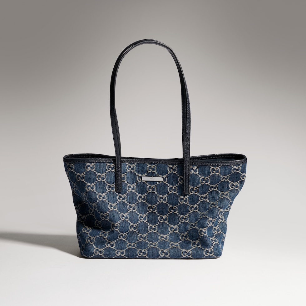 Gucci Tribeca系列小号托特包