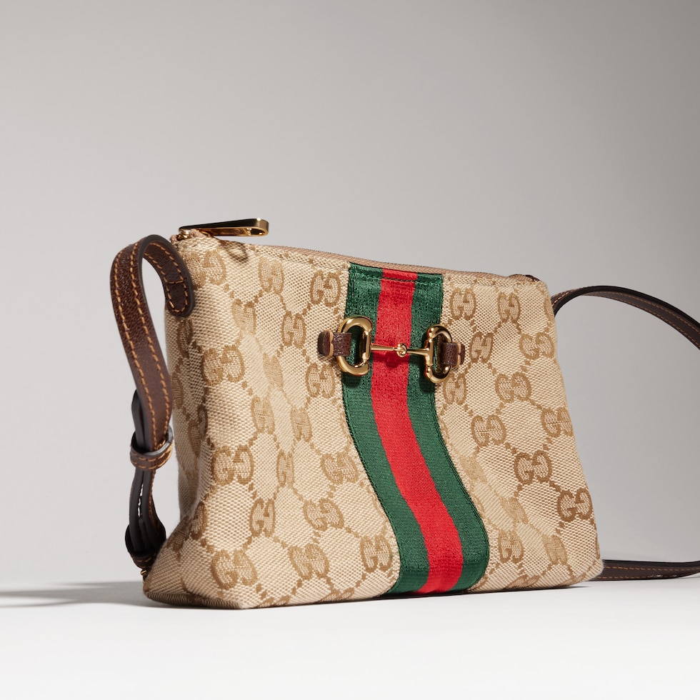 Gucci Horsebit Web small shoulder bag