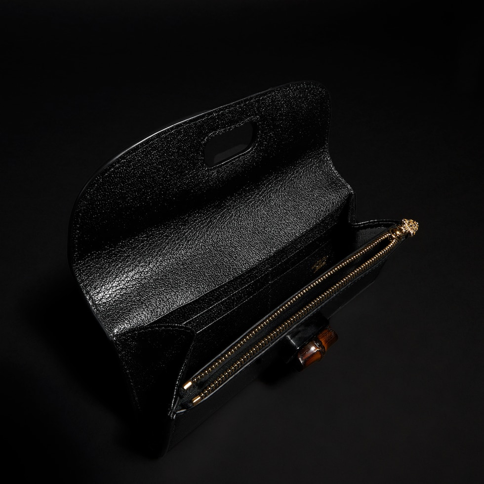 Long wallet with bamboo