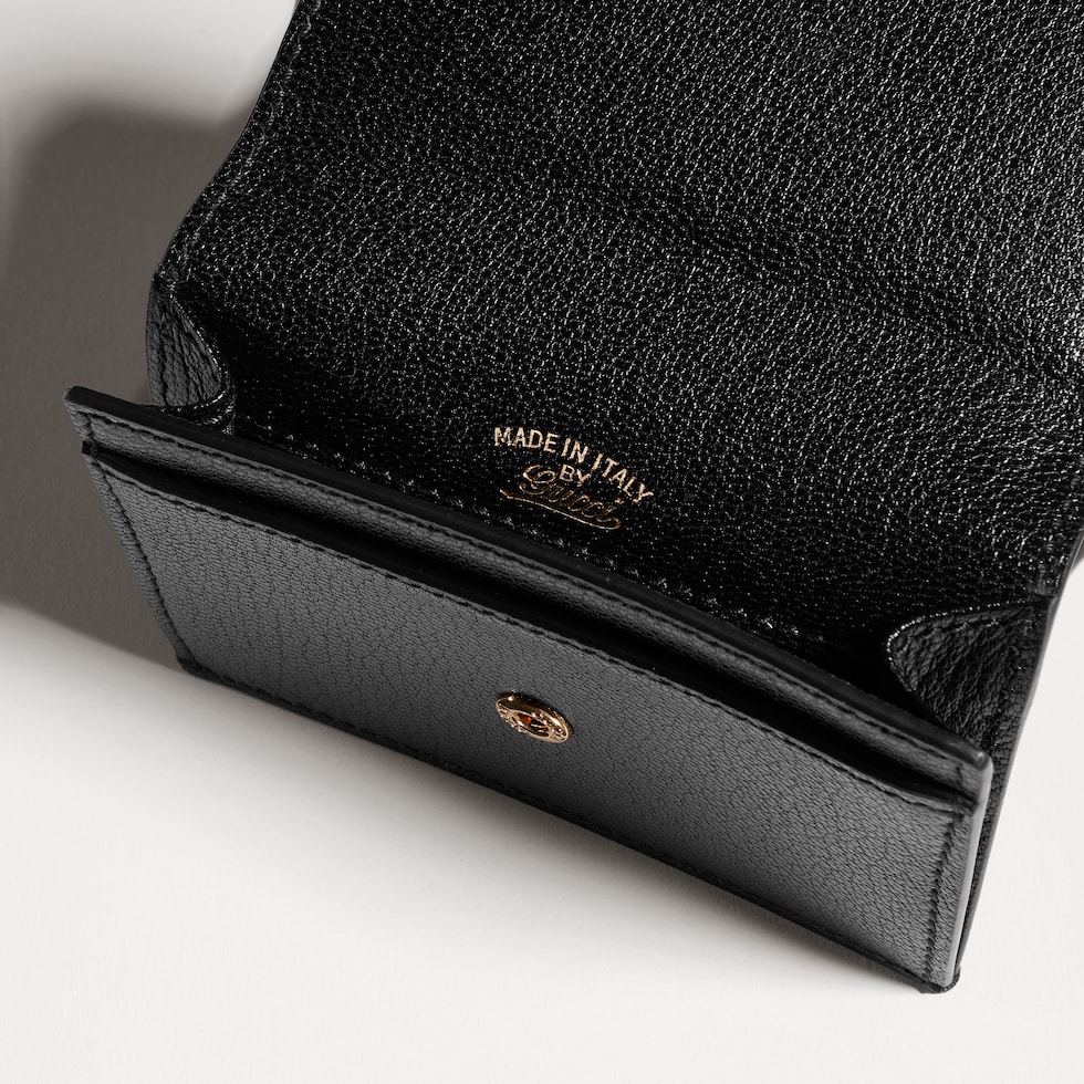 Card case with bamboo
