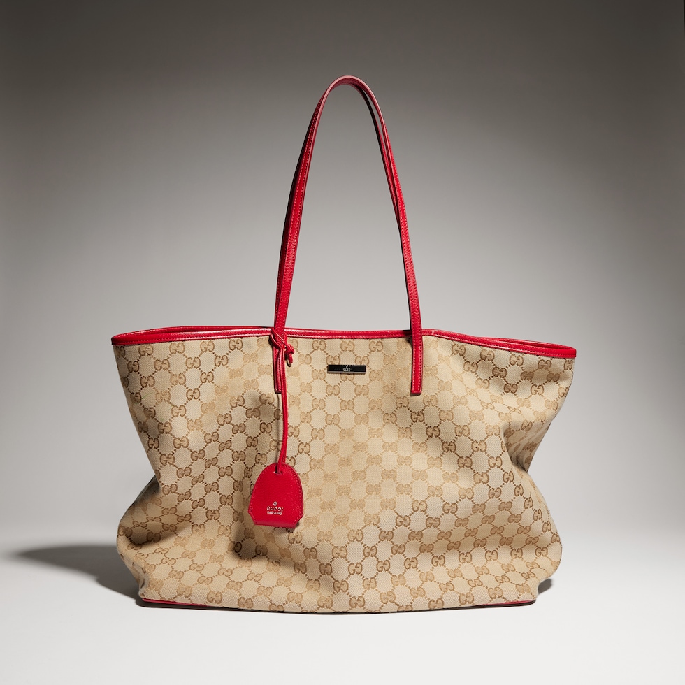 Gucci Tribeca系列大号托特包