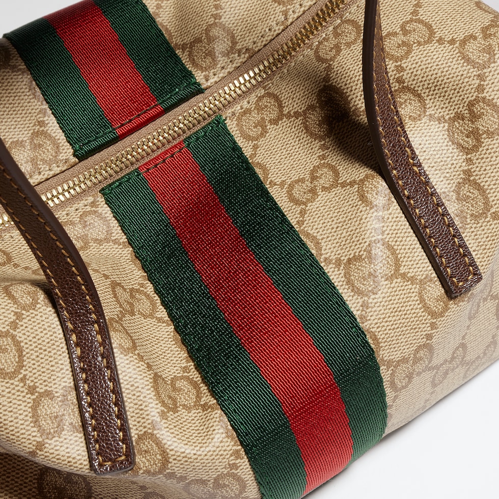 Mini boston bag with Web