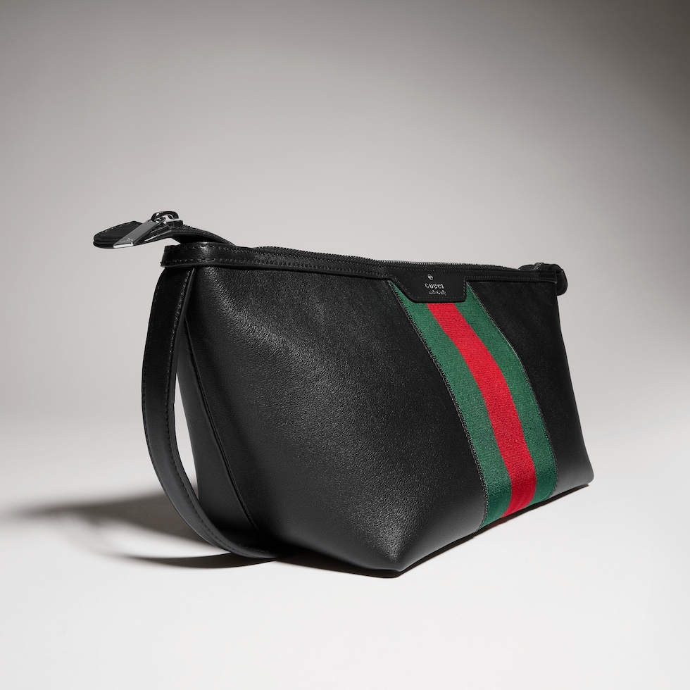 〔グッチ メガ ウェブ トレードマーク〕スモール コスメティックケース