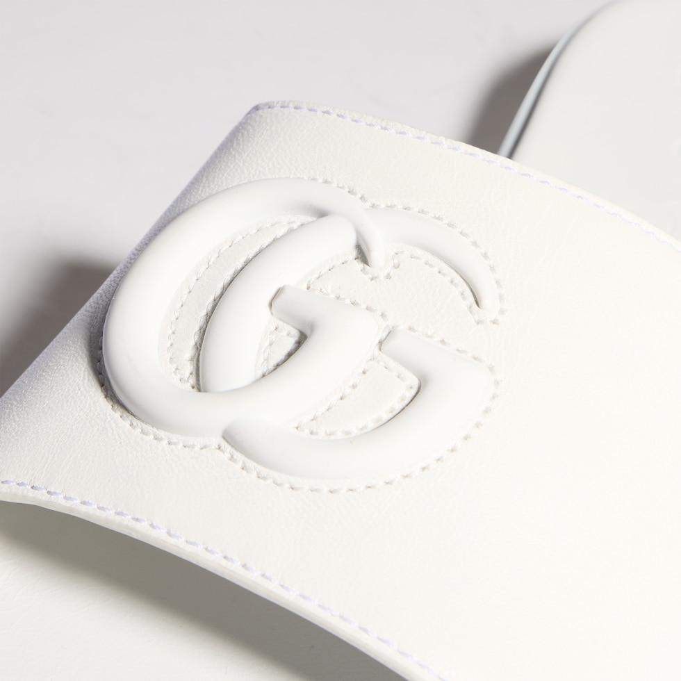 Women's slide sandal with Double G