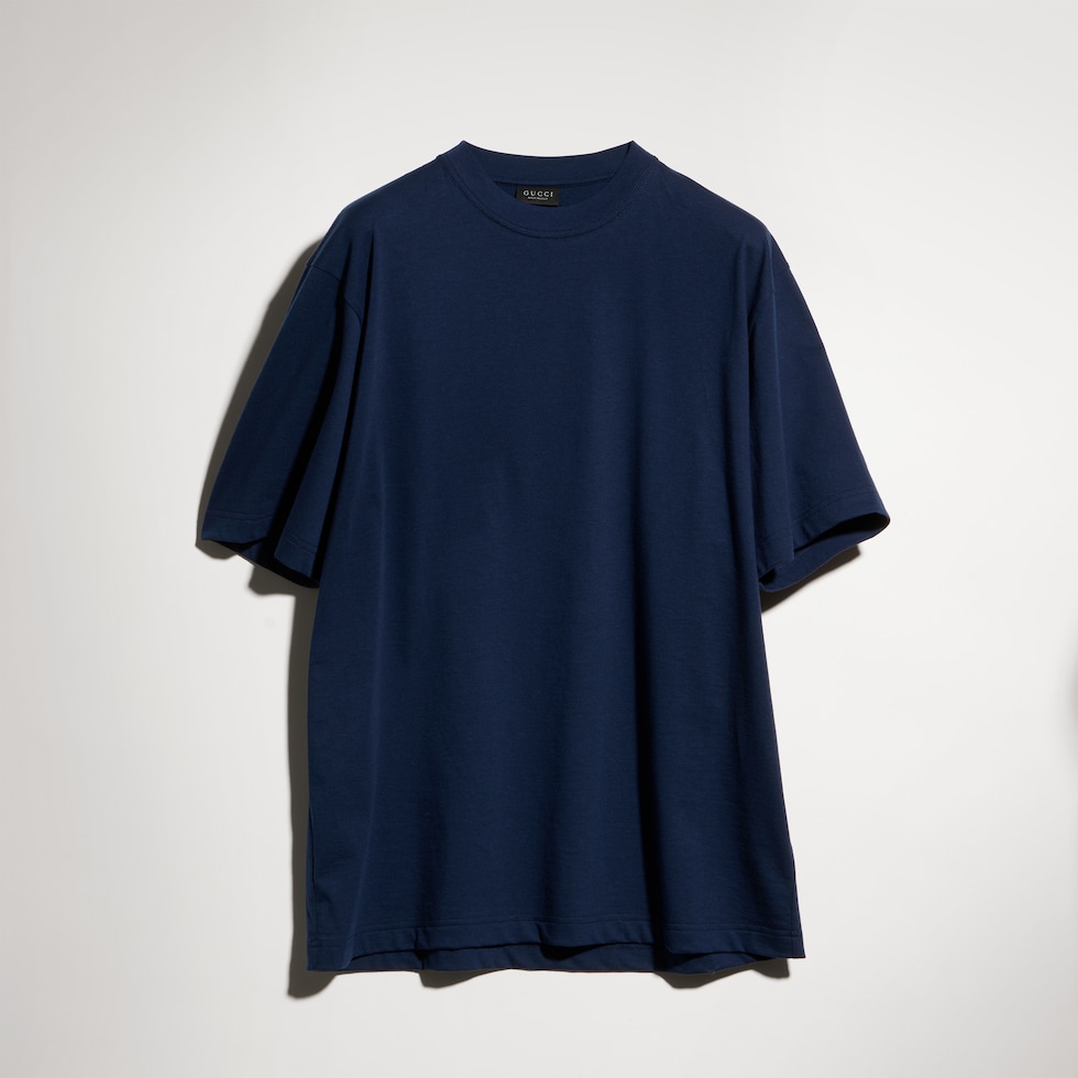 Cotton silk jersey T-shirt