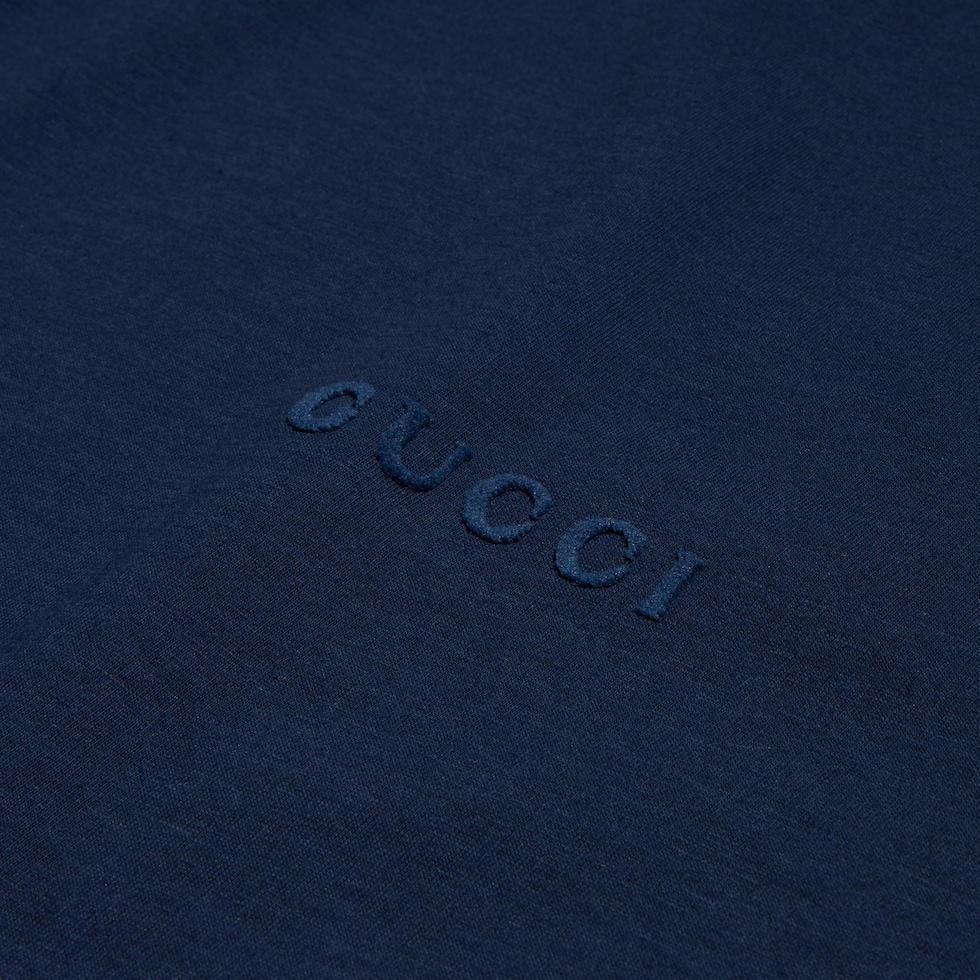 Cotton silk jersey T-shirt