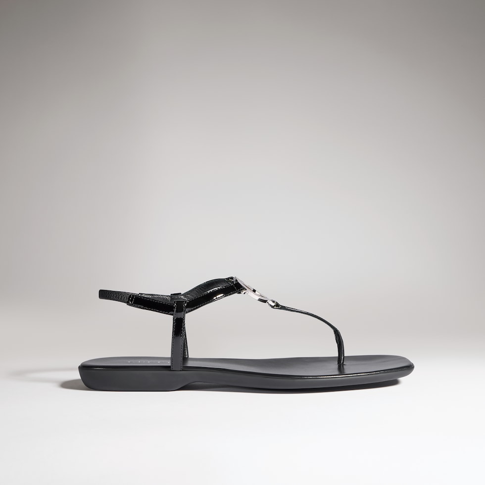 Women's thong sandal with Interlocking G