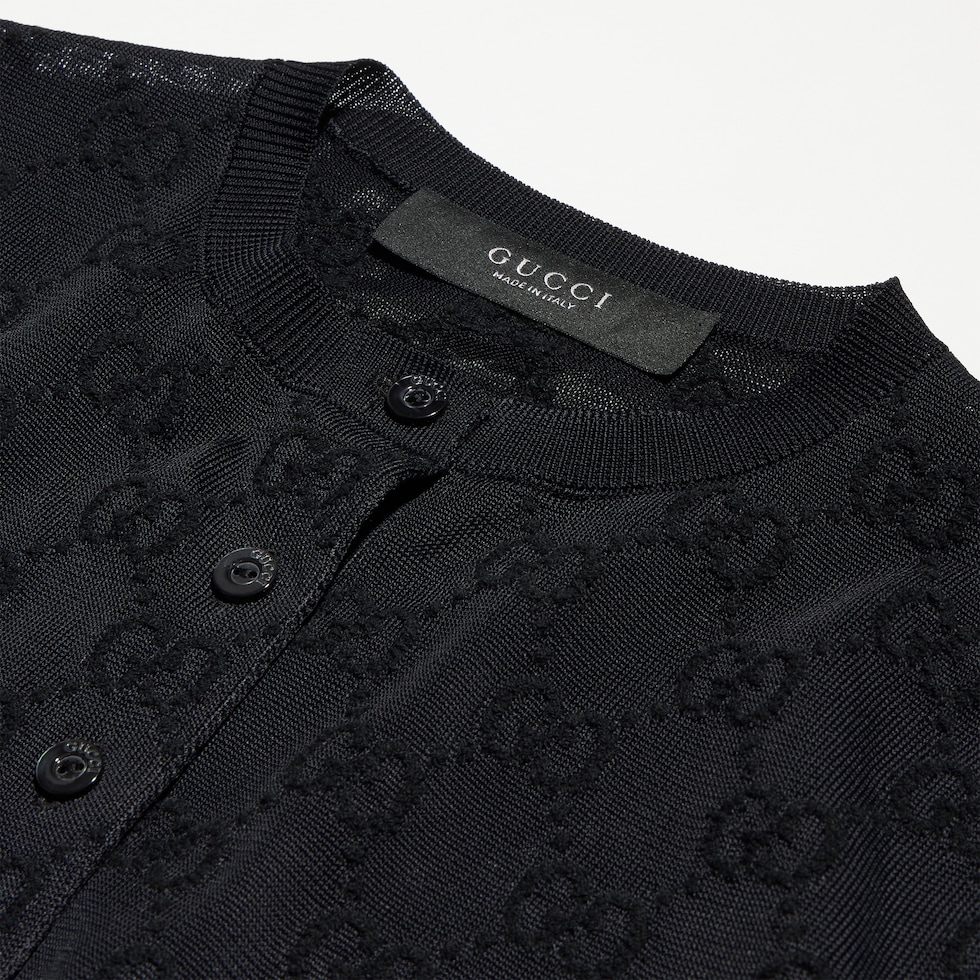 Cardigan aus feinem Crêpe-Viskose