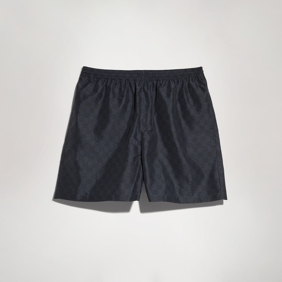Printed nylon swimshorts