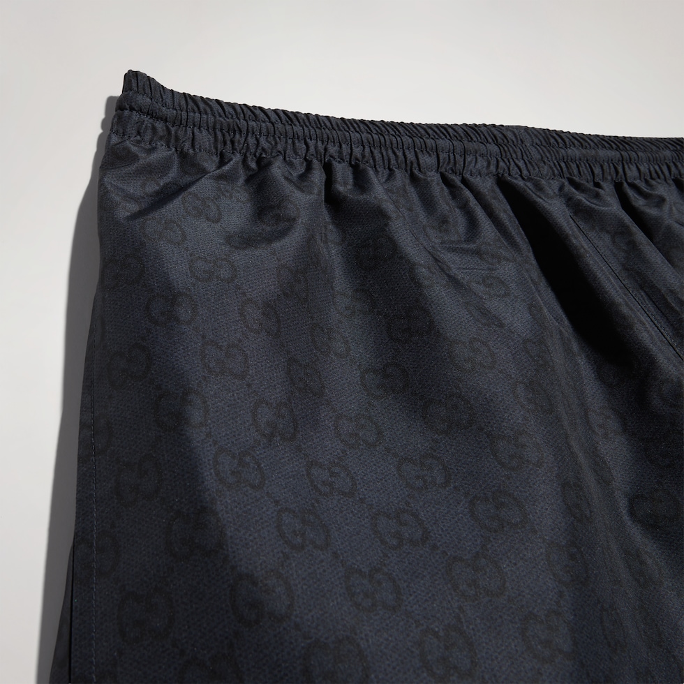 Printed nylon swimshorts