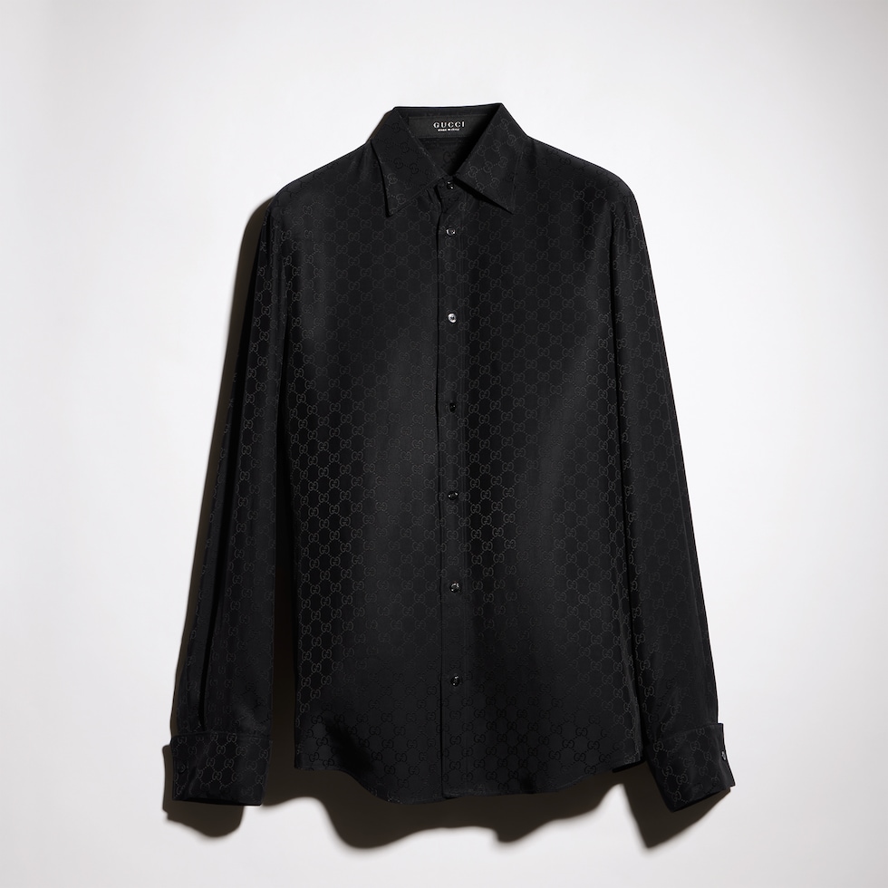 GG fluid fabric shirt