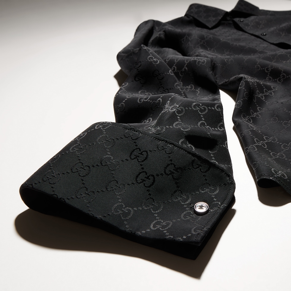 GG fluid fabric shirt