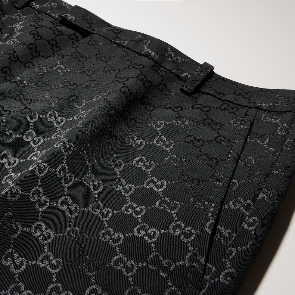 GG light faille pants