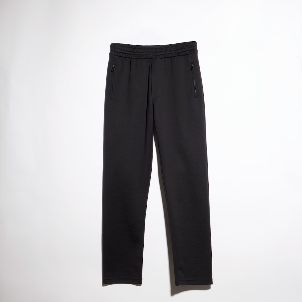 Silk cotton jersey sportswear pants